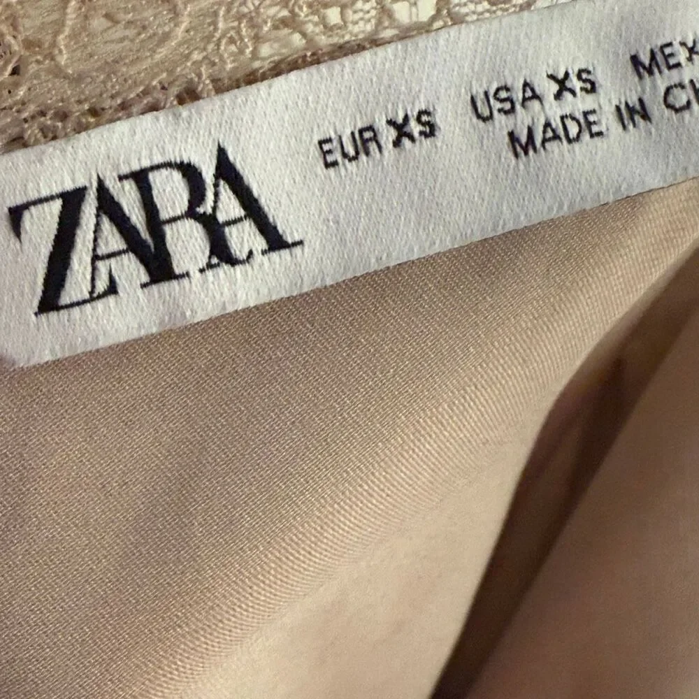 Zara bodysuit chemise size XS